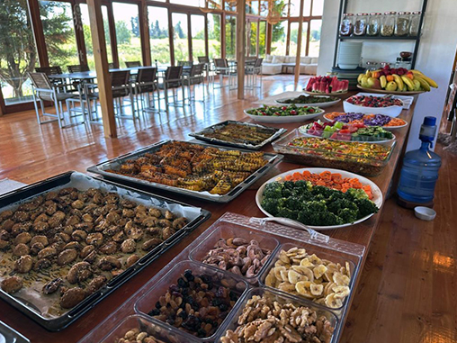 Healthy Kitchen buffet