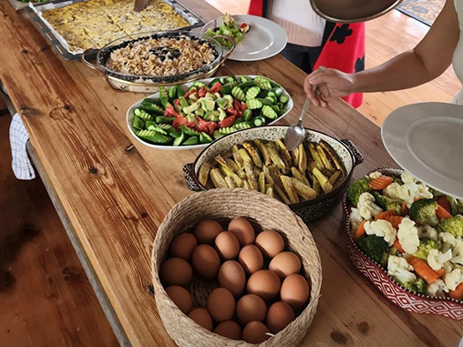 Healthy Kitchen breakfast spread